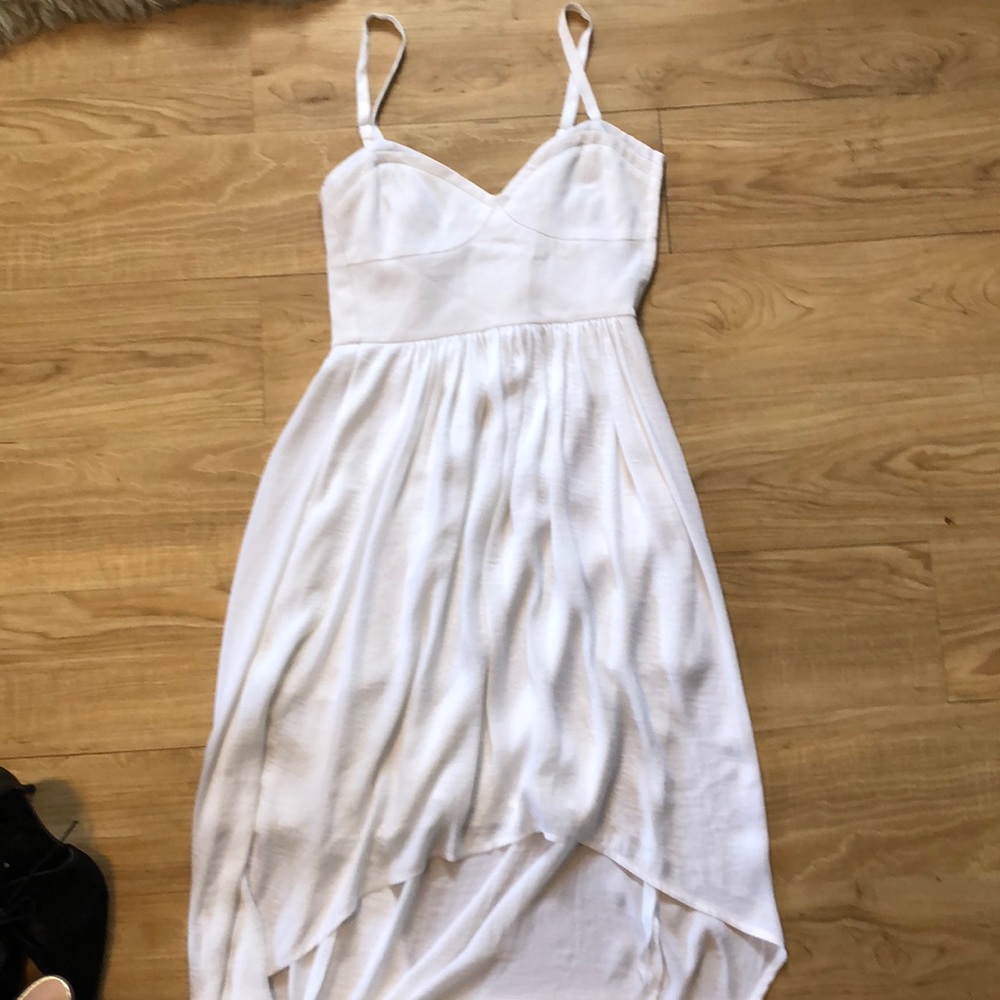 High-low corset top BCBGMAXAZRIA dress